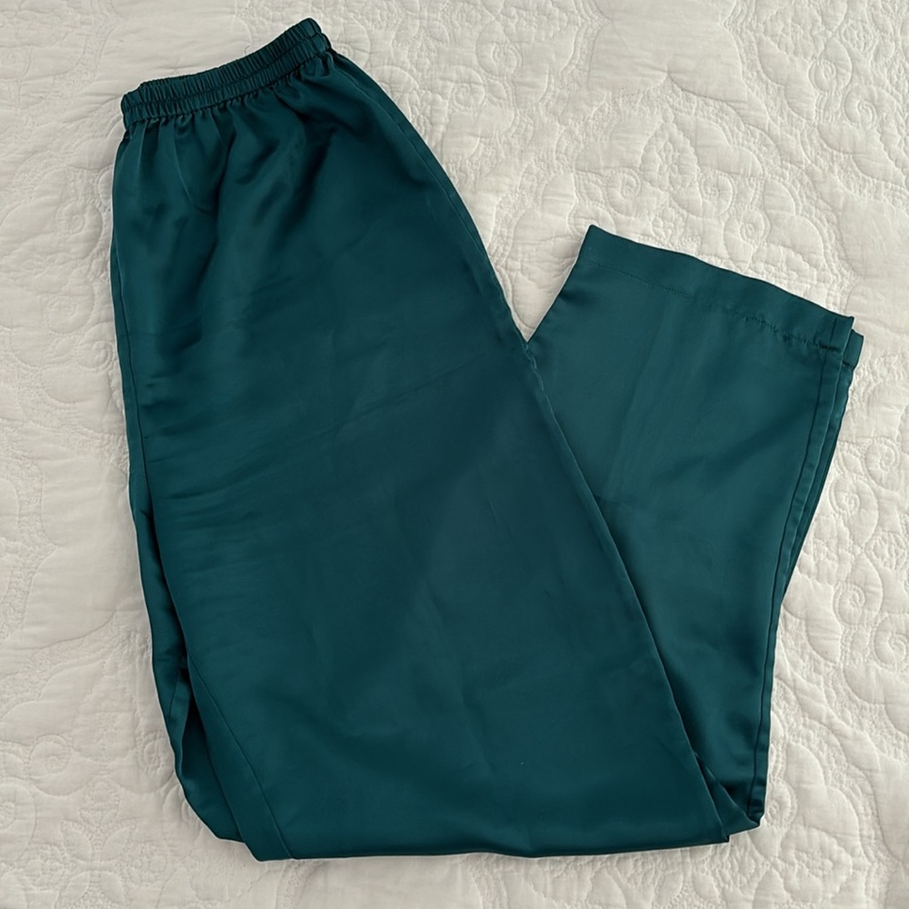 Vintage Victoria’s Secret Gold Label Satin Pajama Sleep Pants Size P (Small)